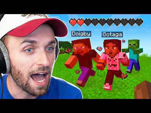 4 NULLOS, 1 BARRE DE VIE : Deuxième tentative (Minecraft Hardcore) thumbnail