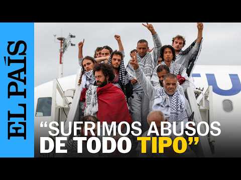 Los activistas deportados de la flotilla llegan a Turquía: "Nos trataron como animales" | EL PAÍS thumbnail