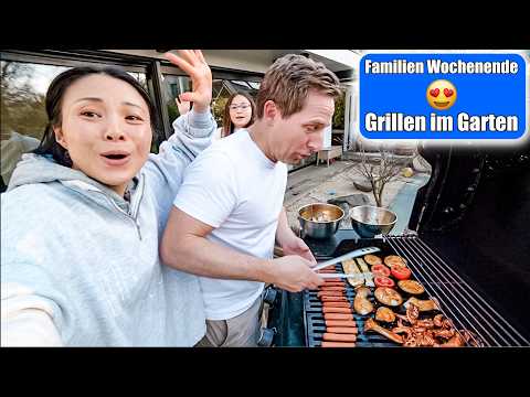 Grillen im Garten ? Leckeres Essen & Familien Wochenende! Sauerteig Focaccia backen | Mamiseelen thumbnail