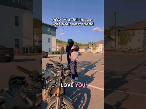 Asking my crush to a dance (gone right) #girlfriend #couple #couplegoals #bikerboy #iloveher thumbnail