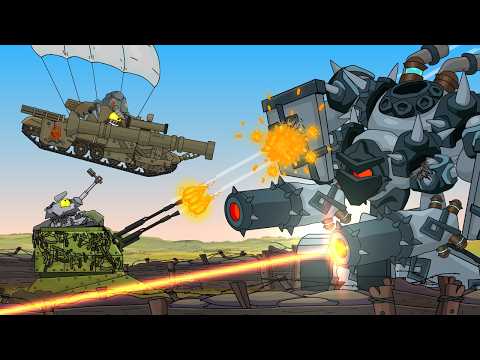 Сломанный танк с ценным грузом vs целая армия - Мультики про танки thumbnail
