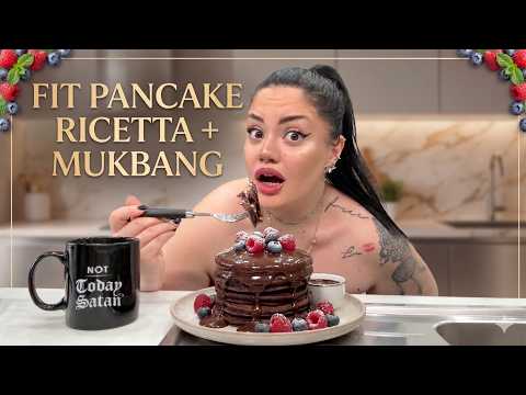 IL MIO PERCORSO DI -17 KG | RICETTA PANCAKE MUKBANG thumbnail