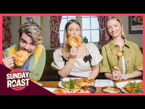 Hayley Morris & Chris Hall debate BREAKUPS over a ROAST ft Poppy Cooks | Comic Relief | Sunday Roast thumbnail