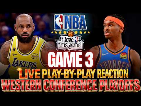 ?LAKERS VS OKC │ SEMIS Game 3 - 2026 NBA WESTERN PLAYOFFS  Play-By-Play Reaction & Scoreboard thumbnail