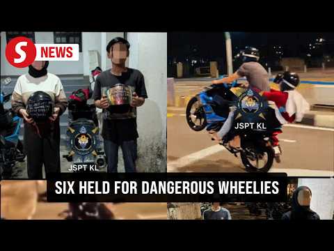 Four minors among six arrested for performing motorbike wheelies in KL thumbnail