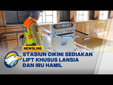 Fasilitas Lift Baru Stasiun Cikini Ramah Penyandang Disabilitas & Ibu Hamil - [Newsline] thumbnail