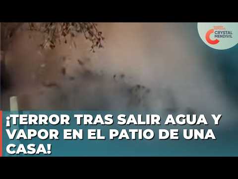 ¿Un géiser en el patio de una casa? Familia en Michoacán capta extraño fenómeno natural | Crystal thumbnail