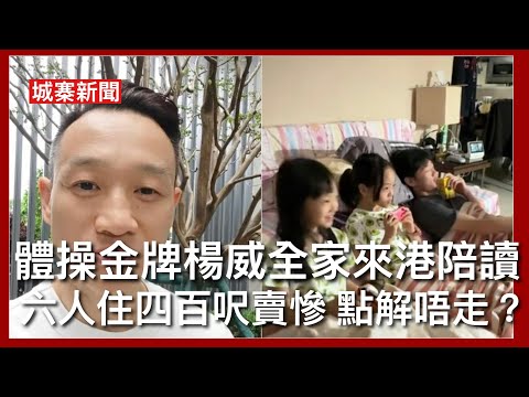 城寨新聞 IV 15/5/26:奧運體操全能金牌楊威兒子來港讀書 全家來港陪讀六人租住四百呎單位擠迫 拍片賣慘學校有宿舍又唔住 又帶埋外婆嚟 其實自己選擇有乜咁慘呢？原來為咗帶貨搵食 thumbnail
