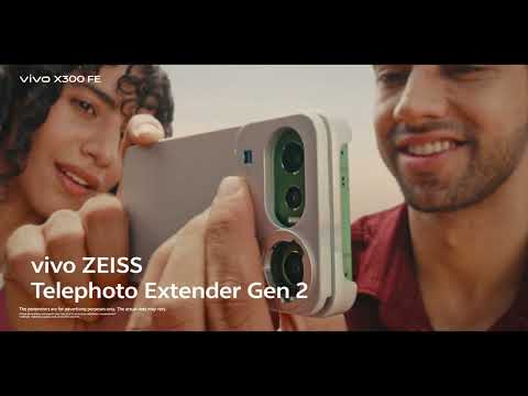 #vivoX300FE | AI Creative Camera & 50MP ZEISS Telephoto Camera with extender thumbnail