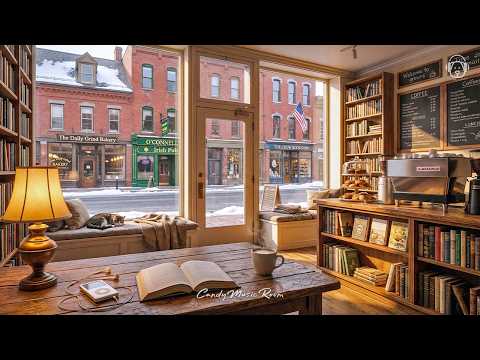 ? Cozy Book Café Ambience ☕ Smooth Jazz for Reading, Studying & Relaxing thumbnail