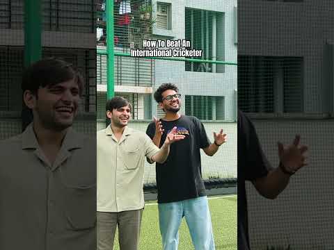 How to beat an International Cricketer #funny #funcho #comedy #cricket thumbnail