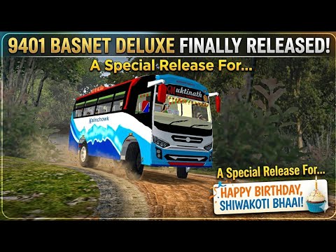 NEW 9401 ARANIKO BUS MOD RELEASED ? | High Quality Nepali Bus Mod | BUSSID. thumbnail
