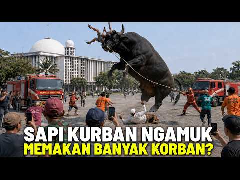SAMPAI SEKARANG BELUM DIPOTONG! Momen Menegangkan Sapi Kurban Lepas dan Ngamuk thumbnail
