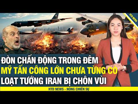 ĐÒN KINH HOÀNG TRONG ĐÊM! Mỹ tấn công chưa từng có diệt loạt tướng IRGC, Giáo chủ Iran lại lẫn trốn thumbnail