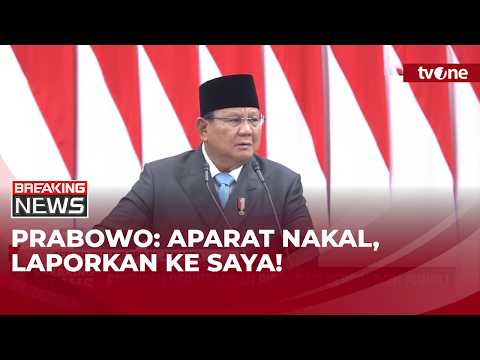 Presiden Prabowo ke Rakyat: Kalau Ada Kelakuan Aparat Gak Beres Laporkan ke Saya! | Breaking News thumbnail