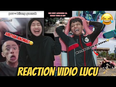 FULL NGAKAK!!!REACTION VIDEO LUCU TAPI YG KETAWA DENDA 5JT❗️SUMPAH INI MAH GAK BISA TAHAN TAWA😭 thumbnail