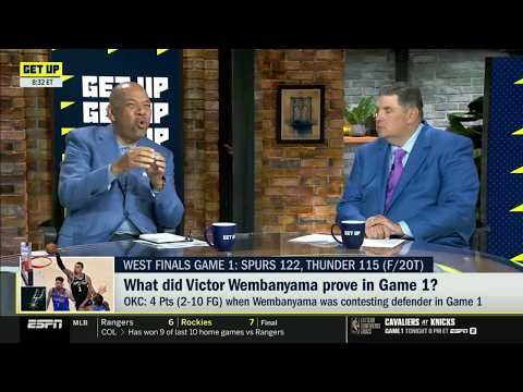 GET UP | "This is an ALL-TIME performance" - Wilbon & Windhorst on Wemby's 41 Pts & 24 Reb in Game 1 thumbnail