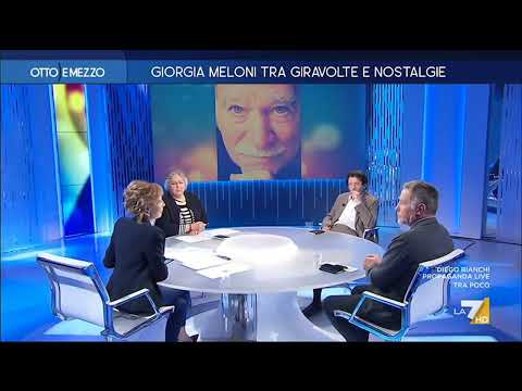 Meloni ricorda Almirante, Giannini polemizza: “MSI ha contributo alle violenze degli anni ... thumbnail