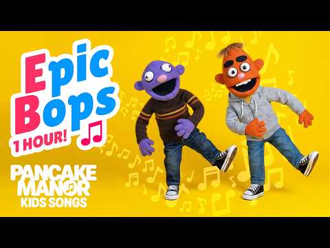 1 HOUR of Fun Songs for Kids in English! | Pancake Manor thumbnail