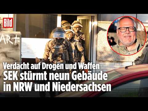 Razzia gegen Waffendealer im Ruhrgebiet: Lauter Knall erschüttert Wohngebiet thumbnail