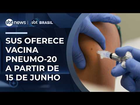 SUS oferece vacina ‘Pneumo-20’, contra pneumonia e meningite, a partir de 15 de junho | #SBTBrasil thumbnail