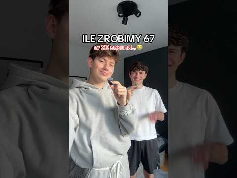 Kto zrobi więcej 67 w 20 SEKUND…?😱 thumbnail