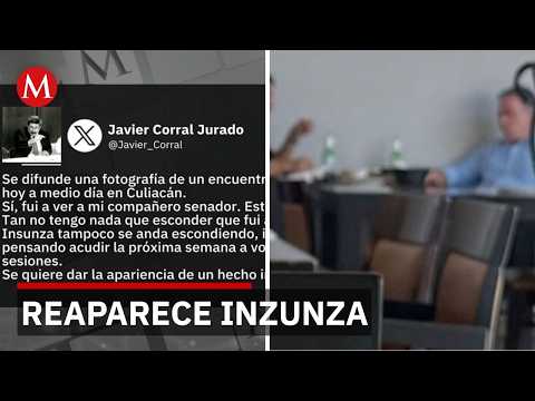 Reaparece Enrique Inzunza tras 23 días oculto: Se reúne con Javier Corral en Culiacán thumbnail