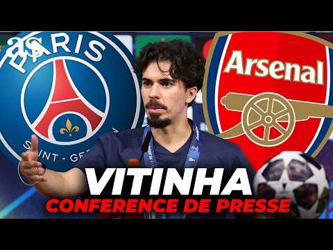 VITINHA en conférence de presse PSG champion de LDC après ARSENAL thumbnail
