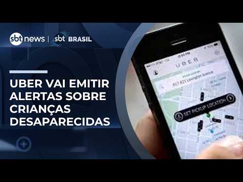Uber vai emitir alertas sobre crianças e jovens desaparecidos a motoristas e passageiros |#SBTBrasil thumbnail