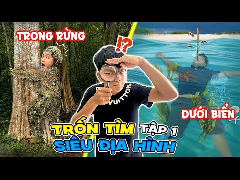 Trốn Tìm Siêu Địa Hình - Tập 1: Trong Rừng vs Dưới Bãi  Biển thumbnail