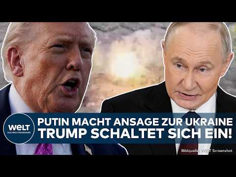UKRAINE-KRIEG: Putin reagiert auf Lage! Trump schaltet sich ein! Selenskyj geht auf Russland zu thumbnail