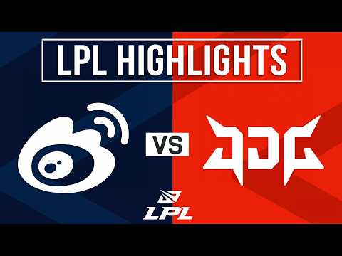 WBG vs JDG Highlights ALL GAMES | LPL 2026 Split 2 | Weibo Gaming vs JD Gaming thumbnail
