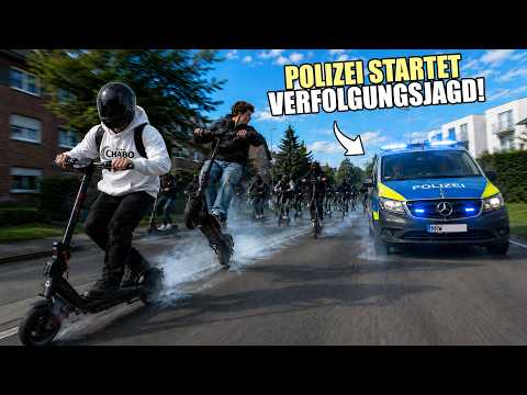 POLIZEI stoppt größte E-Scooter ESKALATION Deutschlands! thumbnail