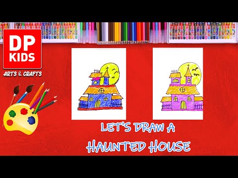 Let's draw a Haunted House | DP KIDS | ARTS | ENGLISH | 626 thumbnail