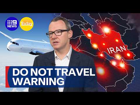 Pressure for Government to drop Do Not Travel warning on Middle Eastern airports | 9 News Australia thumbnail