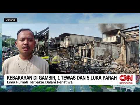 Kebakaran di Gambir Tewaskan 1 Orang, 5 Korban Alami Luka Bakar Parah thumbnail