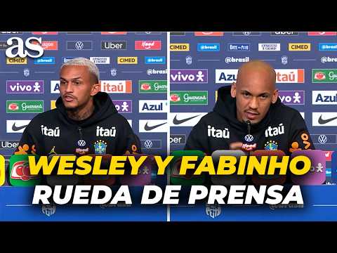 WESLEY y FABINHO rueda de prensa completa | SELECCIÓN BRASILEÑA DE FUTBOL thumbnail