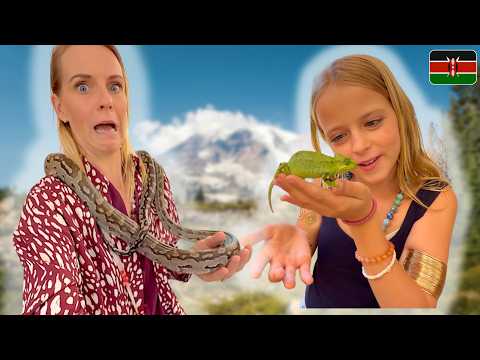 Dit ging bijna MIS… 😱 slang komt TE dichtbij 🐍 (Snakepark Kenia) | Bellinga Vlog #3444 thumbnail