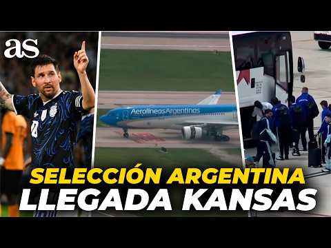 MESSI YA ESTÁ en KANSAS CITY: la llegada de la SELECCIÓN ARGENTINA a ESTADOS UNIDOS thumbnail
