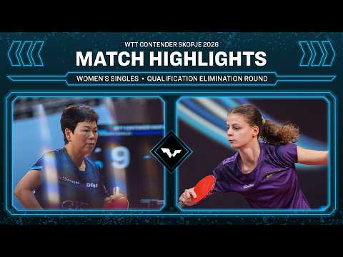 Ni Xia Lian vs Camille Lutz | WS Qual | #WTTSkopje 2026 thumbnail