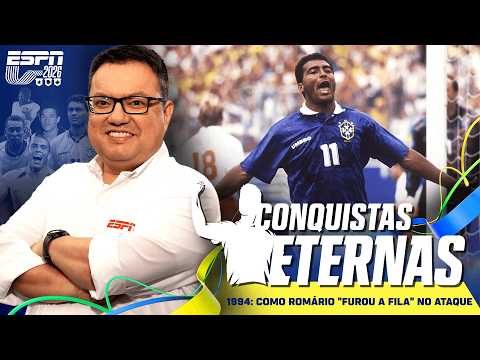 COMO ROMÁRIO "FUROU A FILA" E TOMOU CONTA DO ATAQUE DA SELEÇÃO PARA 1994 | CONQUISTAS ETERNAS thumbnail
