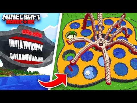 Ich habe JEDES MEERESMONSTER in Minecraft Hardcore eingesperrt! thumbnail