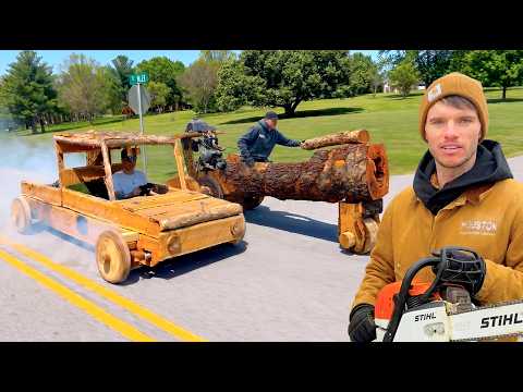 The Whistlindiesel Wooden Car Challenge Part 2 (they all broke) thumbnail