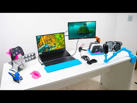 Mi SETUP GAMER SÓLO con IMPRESORA 3D! - Impresiones para PC, Laptop, Mac y hasta Nintendo Switch! thumbnail
