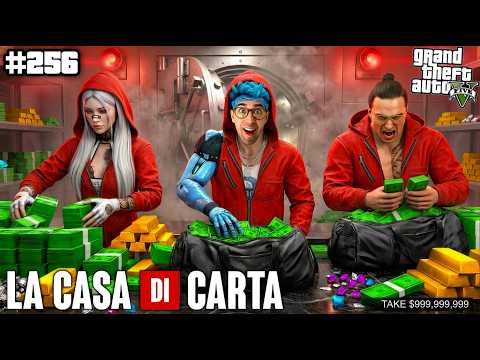 La RAPINA in stile LA CASA DI CARTA alla BANCA di STATO su GTA 5 RP (TEKTEK EP.256) thumbnail