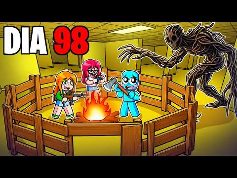 Atrapados 100 DIAS en los BACKROOMS en Roblox thumbnail
