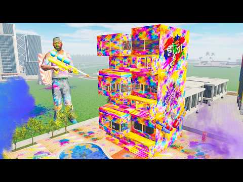 Franklin House In Holi Festival House - INDAIN BIKE DRIVING 3D thumbnail
