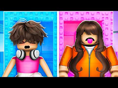 ربلوكس برج لو خيروك مع اختي الصغيره فريق الاولاد vs البنات ! thumbnail