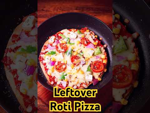 Roti Pizza - Leftover Chapati Pizza | Simple & Easy Kids Snack in Minutes thumbnail