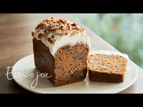 【Eggless】 Carrot Cake Recipe | Emojoie thumbnail